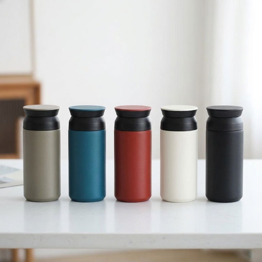 Minimalist Stainless Steel Coffee Tumbler for Corporate Gifting